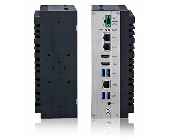 Встраиваемый промышленный компьютер с Core i3-1215U, 3×LAN, 4×USB, 2×COM, 2×HDMI, −30…+70°C, Установленный CPU: i3-1215U, фото 4  – ТА