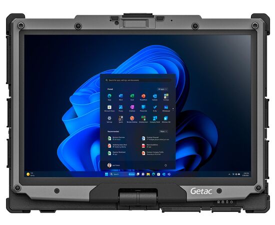 Защищенный ноутбук-трансформер Getac V120: 12.2" WUXGA, Ultra 5 225H, 16GB / 512GB, WiFi+BT, LAN, RS-232 + 3×USB + 2×TB4, Win11, Установленный CPU: Ultra 5 225H, RAM/SSD: 16GB/512GB, Модули связи: WiFi+BT, Доп. интерфейсы: USB-A + RS-232, Модификация: −, Батареи: 2×31.5 Wh, фото 4  – ТА