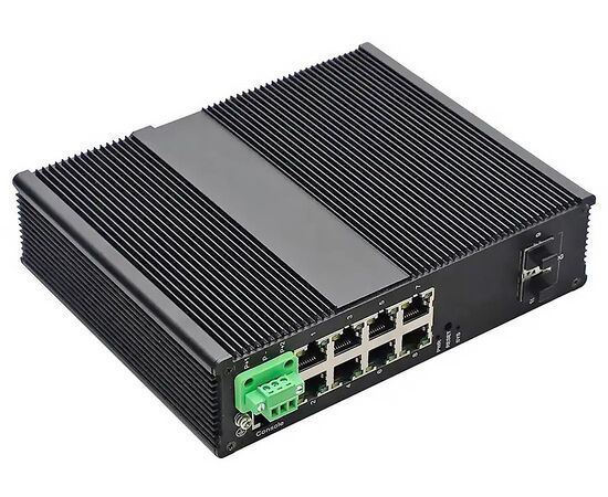 Управляемый промышленный L3 коммутатор Ethernet: 8 портов 10/100/1000TX + 2 порта 1G/10G SFP+, 2× 10…58 VDC, −40…+85°С, фото 3  – ТА