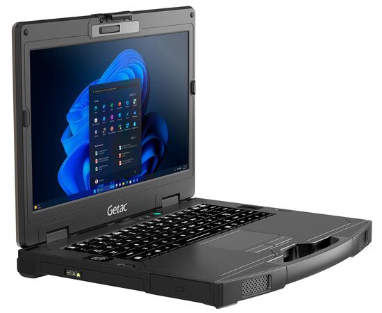 Защищенный ноутбук Getac S410 G5: 14" FullHD, сенсорный, Core i5-1340P, 16GB/256GB, Windows 11, Установленный CPU: i5-1340P, RAM/SSD: 16GB/256GB, Экран: FullHD+TS, Модули связи: WiFi+BT, Доп. интерфейсы: −, Модификация: −, Батареи: 1×75 Wh, фото 3  – ТА