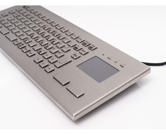 TKV-084-FIT-TOUCH-IP65-MGEH-USB-US/CYR, стальная клавиатура InduSteel³ с тачпадом, фото 4  – ТА