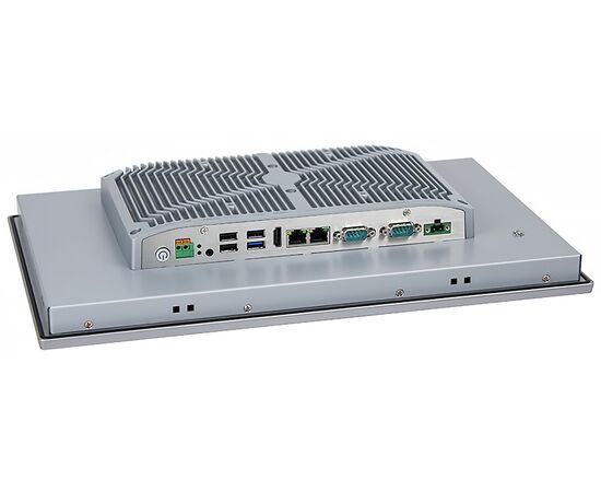 Промышленный панельный компьютер 15.6" с Celeron J1900, 4×USB, 2×RS-232/422/485, 2×GbE LAN и мультисенсорным экраном, Диагональ экрана: 15.6", Соотношение сторон: 16:9, Сенсорный экран: ёмкостный мультисенсорный, Установленный CPU: Celeron J1900, Материал передней рамки: алюминий анодир., фото 5  – ТА