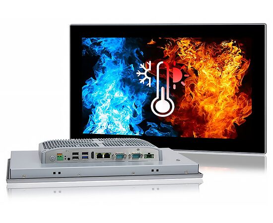 Промышленный панельный компьютер 15.6" с Celeron J1900, 4×USB, 2×RS-232/422/485, 2×GbE LAN и мультисенсорным экраном, Диагональ экрана: 15.6", Соотношение сторон: 16:9, Сенсорный экран: ёмкостный мультисенсорный, Установленный CPU: Celeron J1900, Материал передней рамки: алюминий анодир., фото 7  – ТА