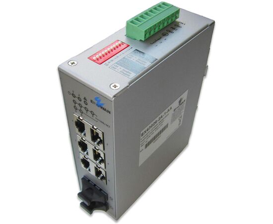 Коммутатор 6×100TX + 2×100FX SM 20км SC WDM-B, −20…+60°С, Порты 10/100Base-TX: 6, Порты 100Mbit оптика: Single-mode WDM тип B (2 порта), Дальность передачи FX: 20 км, Оптические разъемы FX: SC, фото 3  – ТА