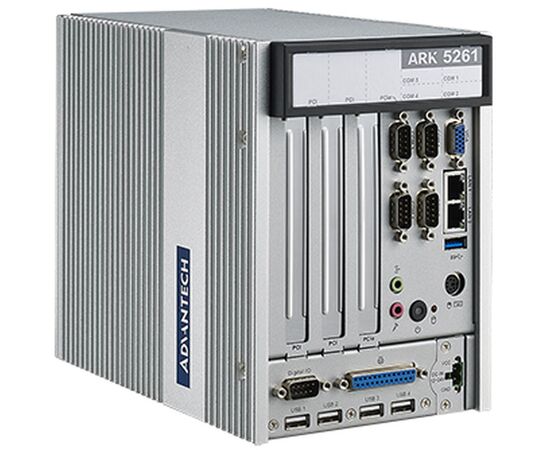 Промышленный безвентиляторный компьютер с Celeron J1900, 4GB RAM, 4×COM, 5×USB, 2×LAN и слотами 2×PCI + PCIe x1, фото 3  – ТА