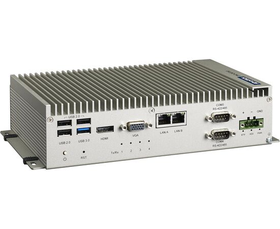 Промышленный безвентиляторный компьютер с Atom E3845, 4GB RAM, 4×LAN, 4×COM, 4×USB, 3×MiniPCIe / iDoor, фото 3  – ТА