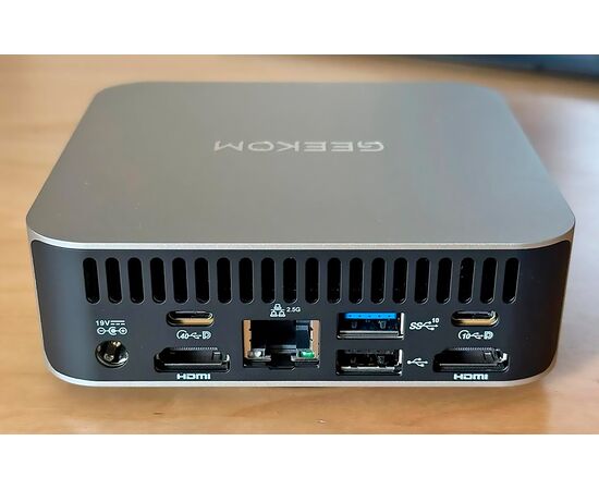 Мини ПК (неттоп) GEEKOM A7 с Ryzen™ 5 7535HS, 16GB RAM / 512GB SSD, WiFi+BT, Win11 Pro, фото 4  – ТА