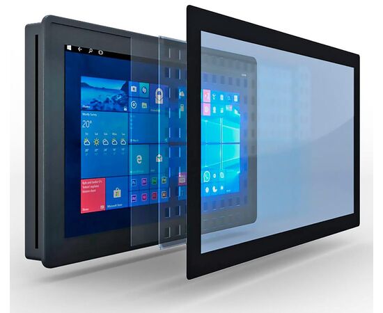 EPC-616 G3: промышленный панельный компьютер 15.6" с Processor N97, 8GB RAM / 128GB SSD, 2×LAN, 3×COM, 4×USB и мультисенсорным экраном, Диагональ экрана: 15.6", Установленный CPU: Processor N97, Установленное ОЗУ: 8 GB, Установленный накопитель: 128 GB NVMe, фото 6  – ТА
