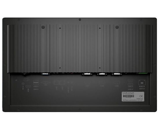 EPC-616 G3: промышленный панельный компьютер 15.6" с Processor N97, 8GB RAM / 128GB SSD, 2×LAN, 3×COM, 4×USB и мультисенсорным экраном, Диагональ экрана: 15.6", Установленный CPU: Processor N97, Установленное ОЗУ: 8 GB, Установленный накопитель: 128 GB NVMe, фото 4  – ТА