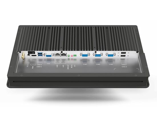 EPC-616 G3: промышленный панельный компьютер 15.6" с Processor N97, 8GB RAM / 128GB SSD, 2×LAN, 3×COM, 4×USB и мультисенсорным экраном, Диагональ экрана: 15.6", Установленный CPU: Processor N97, Установленное ОЗУ: 8 GB, Установленный накопитель: 128 GB NVMe, фото 5  – ТА