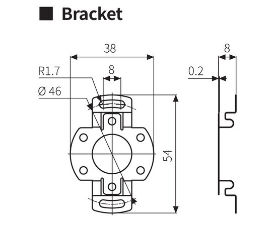 Энкодер Ø40 с полым валом Ø12, 12 имп/об, NPN с ОК (2 фазы), 5 VDC, кабель, фото 3  – ТА