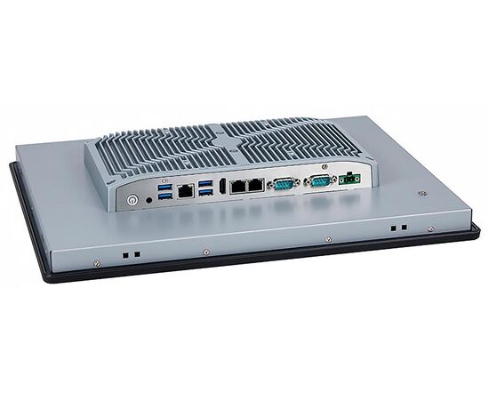 Промышленный панельный компьютер 17" с Celeron J6412, 4×USB, 2×RS-232/422/485, 3×2.5GbE LAN, резистивный сенсор, Диагональ экрана: 17", Соотношение сторон: 5:4, Сенсорный экран: резистивный, Установленный CPU: Celeron J6412, Материал передней рамки: алюминий анодир., фото 3  – ТА
