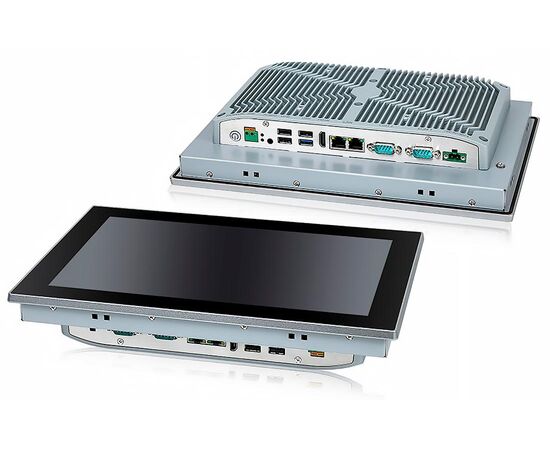 Промышленный панельный компьютер 12.1" с Celeron J1900, 4×USB, 2×RS-232/422/485, 2×GbE LAN и мультисенсорным экраном, Диагональ экрана: 12.1", Соотношение сторон: 16:10, Сенсорный экран: ёмкостный, Установленный CPU: Celeron J1900, Материал передней рамки: алюминий анодир., фото 5  – ТА
