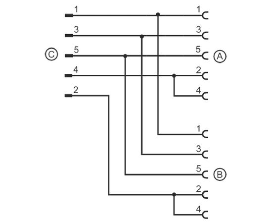 Y-разветвитель M12 "папа" (5 pin) → 2×M12 "мама" 5-pin, фото 3  – ТА