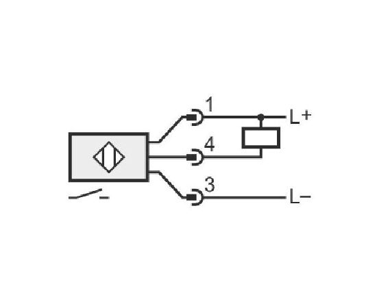 Индуктивный датчик цельнометаллический M12×60 (S=3 мм), NPN "НО", 24 VDC, M12, фото 3  – ТА