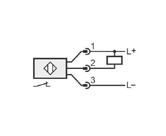 Индуктивный датчик M30×50 (Sn=22 мм), NPN "НЗ", 24 VDC, разъем M12, фото 3  – ТА