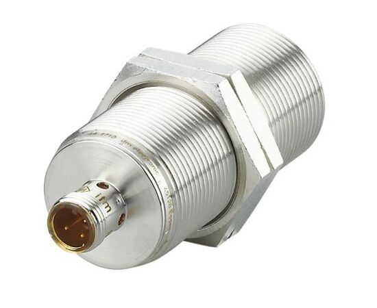 Индуктивный датчик M30×75 (Sn=15 мм), PNP "НО", 24 VDC, разъем M12, фото 3  – ТА