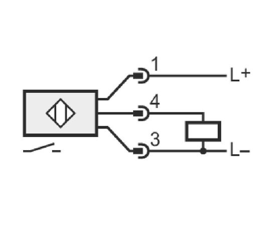 Индуктивный датчик M30×60 (Sn=30 мм, K=1), PNP "НО", 24 VDC, разъем M12, фото 5  – ТА