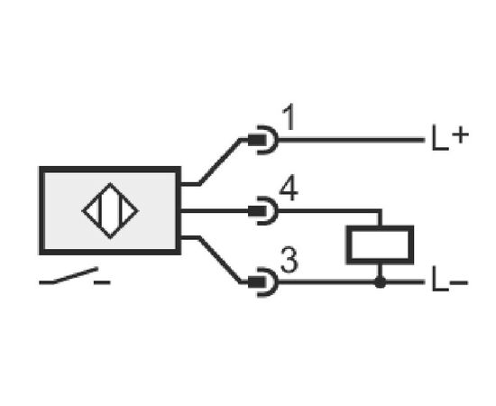 Индуктивный датчик M30×60 (Sn=30 мм, K=1), PNP "НО", 24 VDC, разъем M12, нерж.сталь, фото 5  – ТА