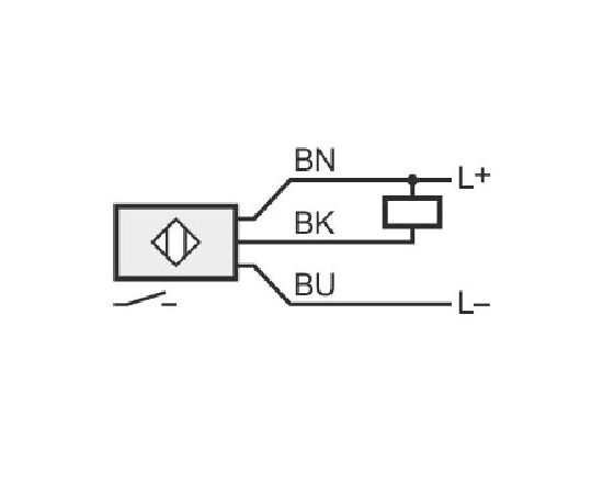 Индуктивный датчик M30×45 (Sn=22 мм), NPN "НО", 24 VDC, кабель 2 м PUR, фото 3  – ТА