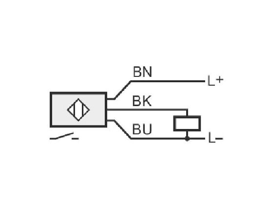 Индуктивный датчик M5×30 (S=0.8 мм), PNP "НЗ", кабель 2 м, фото 3  – ТА