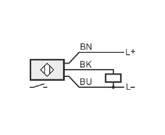 Индуктивный датчик Ø4×27 (Sn=1.5 мм), PNP "НО", кабель 2 м, фото 3  – ТА