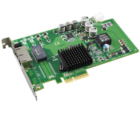 Контроллер видеозахвата для Gigabit Ethernet (2 порта) с PoE, PCIe, фото 3  – ТА