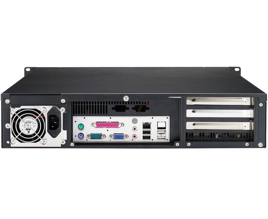 ACP-2320, корпус 2U 19" для материнских плат ATX, 2 hot-swap отсека, БП 350 Вт, черный, Цвет: черный, Комплектный блок питания: 350 Вт, Модификация: для материнских плат ATX, фото 3  – ТА