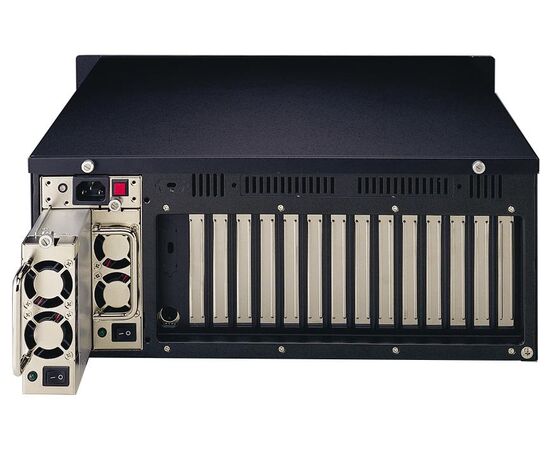 ACP-4000BP, корпус промышленного компьютера 4U 19" для PICMG плат, без блока питания, Цвет: черный, Комплектный блок питания: без БП, Модификация: для ЦПУ-плат PICMG 1.0/1.3, фото 7  – ТА