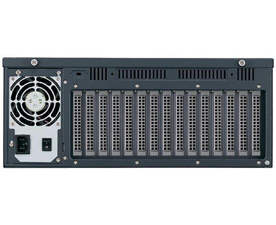 ACP-4020BP, корпус промышленного компьютера 4U 19" для плат PICMG половинного размера, БП 500 Вт, Цвет: черный, Комплектный блок питания: 500 Вт, Модификация: для ЦПУ-плат PICMG 1.0/1.3, фото 7  – ТА