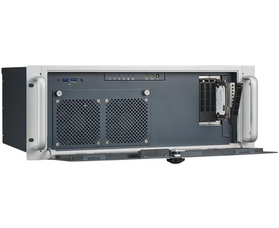 ACP-4020MB, корпус промышленного компьютера 4U 19" для материнских плат ATX / MicroATX, БП 300 Вт, Цвет: черный, Комплектный блок питания: 300 Вт, Модификация: для материнских плат ATX, фото 4  – ТА