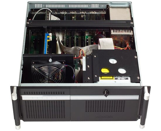 ACP-4320MB, корпус промышленного компьютера 4U 19" для материнских плат ATX, 2 hot-swap отсека 3.5"/2.5", БП 500 Вт, Цвет: черный, Комплектный блок питания: 500 Вт, Модификация: для материнских плат ATX, фото 5  – ТА