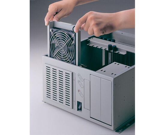 Корпус промышленного компьютера для плат PICMG 1.0/1.3 на 8 слотов, без блока питания, Всего слотов: 8, Цвет: серый, Комплектный блок питания: без БП, Модификация: для ЦПУ-плат PICMG 1.0/1.3, фото 4  – ТА