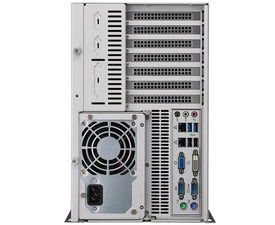 Корпус промышленного компьютера для материнских плат ATX, без блока питания, Цвет: серебристый, Комплектный блок питания: без БП, Модификация: для материнских плат ATX, фото 3  – ТА