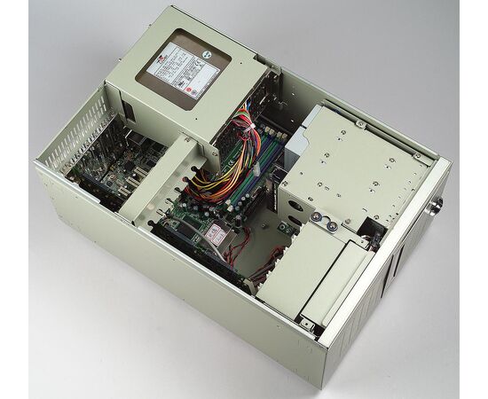 Настольный корпус промышленного компьютера для материнских плат ATX, БП 500 Вт, Цвет: серый, Комплектный блок питания: 500 Вт, Модификация: для материнских плат ATX, фото 3  – ТА