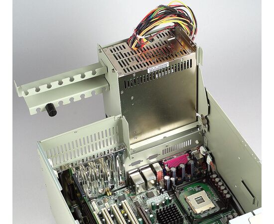 Настольный корпус промышленного компьютера для материнских плат ATX, БП 500 Вт, Цвет: серый, Комплектный блок питания: 500 Вт, Модификация: для материнских плат ATX, фото 4  – ТА