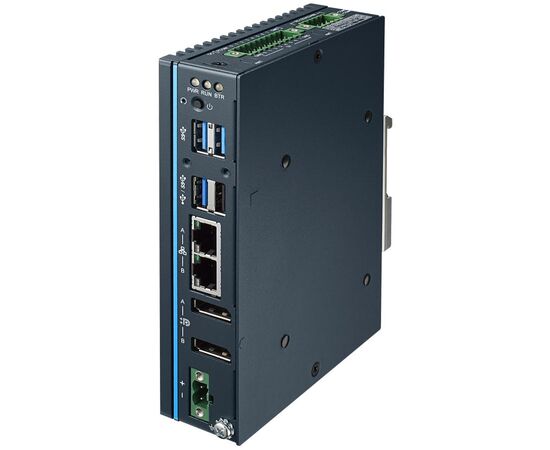 Безвентиляторный промышленный компьютер с Atom E3940, 8GB RAM, 2×COM (изолир), 2×LAN, 8×DI / 8×DO (изолир), 2×DP++, Установленная ОС: нет, фото 3  – ТА