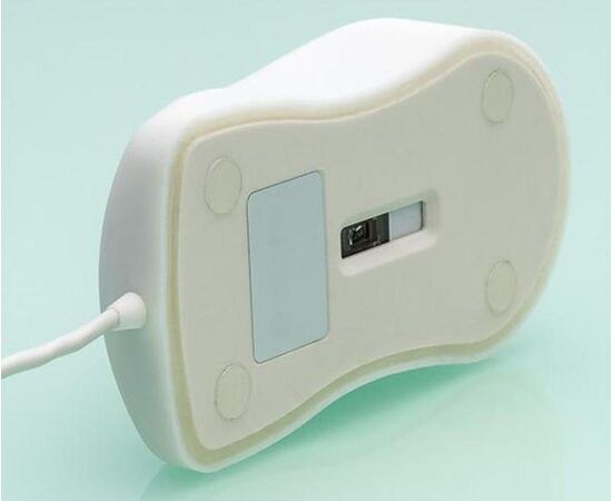 TKH-MOUSE-PRO-IP68-GREY-USB, защищенная мышь InduMouse® Pro (низ ABS), Цвет: серый, Модификация: ниж. панель из пластика, фото 3  – ТА
