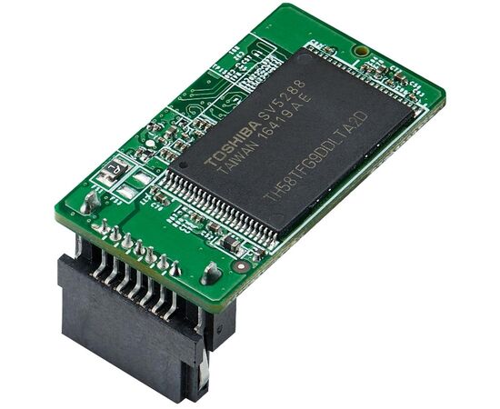 Флэш-диск SATADOM-SH (Type C) 128GB, серия 3ME4 (MLC), −40…+85°C, питание через SATA Pin7, Объем: 128 GB, Тип питания: через SATA Pin 7 или Pin 8, Рабочая температура: -40…+85°C, Каналов ввода-вывода: 2  – ТА