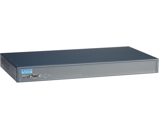 Сервер COM-портов для Ethernet: 16 портов RS-232/422/485 (DB9), 2 порта 10/100TX (RJ45), питание 220 ВAC, Всего COM-портов: 16, Разъемы COM-портов: DB9, Тип портов: RS-232/422/485, Вход: 220 VAC, Модификация: в 19" стойку, Рабочая температура: -10…+60°C, фото 3  – ТА