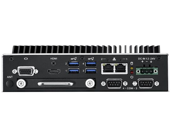 ARK-1551-S6A1, встраиваемый безвентиляторный компьютер с Core i5-8365UE, VGA+HDMI, 2×LAN, 4×USB, 4×RS-232/422/485, Установленный CPU: i5-8365UE, Модификация: с Audio, сборка Китай, фото 3  – ТА