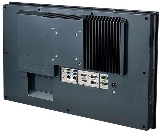 PPC-3211W: панельный безвентиляторный компьютер 21.5" с Core i5-7300U, 2×COM, 1×RS-422/485, 4×USB3.0, слотом PCIe x4 / PCI и мультисенсорным экраном, Диагональ экрана: 21.5", Установленный CPU: i5-7300U, фото 4  – ТА