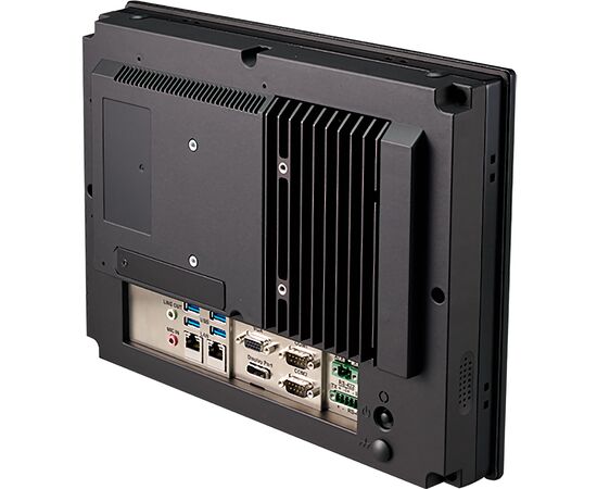 PPC-412: промышленный панельный компьютер 12.1" с Core i5-7300U, 2×LAN, 3×COM, 1×RS-422/485 с изоляцией, 4×USB, резистивный сенсор, Диагональ экрана: 12.1", Сенсорный экран: аналоговый резистивный, Установленный CPU: i5-7300U, фото 3  – ТА