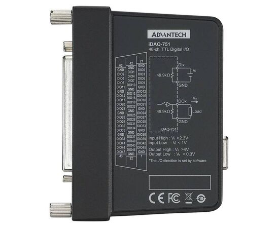 IDAQ-751, модуль дискретного ввода-вывода: 48 каналов TTL с побитовым конфигурированием, фото 3  – ТА