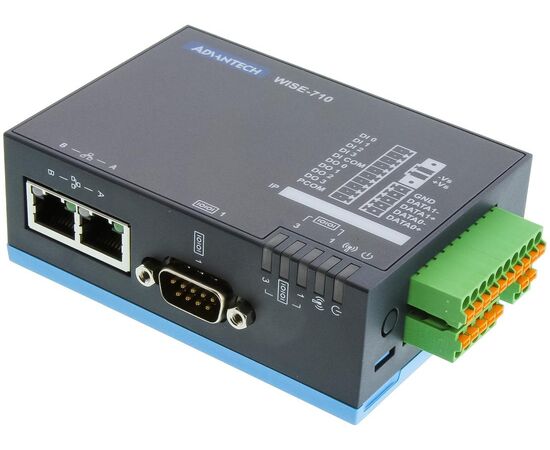 WISE-710-N600A, Edge-контроллер - шлюз данных для IoT (УСПД) с 2×LAN, 3×COM, 4×DI/DO, 1×MiniPCIe для Wi-Fi/3G/4G, ОС Linux Ubuntu, фото 4  – ТА