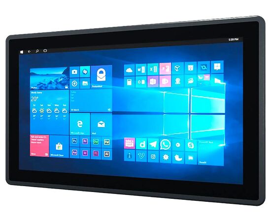 EPC-718-i5: промышленный панельный компьютер 18.5" с Core i5-8265U, 8GB RAM / 128GB SSD, 2×LAN, 4×COM, 6×USB и мультисенсорным экраном, Диагональ экрана: 18.5", Установленный CPU: i5-8265U, Установленное ОЗУ: 4 GB, Установленный накопитель: 128 GB M.2, фото 3  – ТА