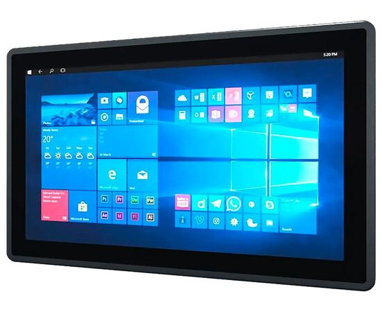 EPC-721-i3: промышленный панельный компьютер 21.5" с Core i3-8145U, 8GB RAM / 128GB SSD, 2×LAN, 4×COM, 6×USB и мультисенсорным экраном, Диагональ экрана: 21.5", Установленный CPU: i3-8145U, Установленное ОЗУ: 4 GB, Установленный накопитель: 128 GB M.2, фото 6  – ТА