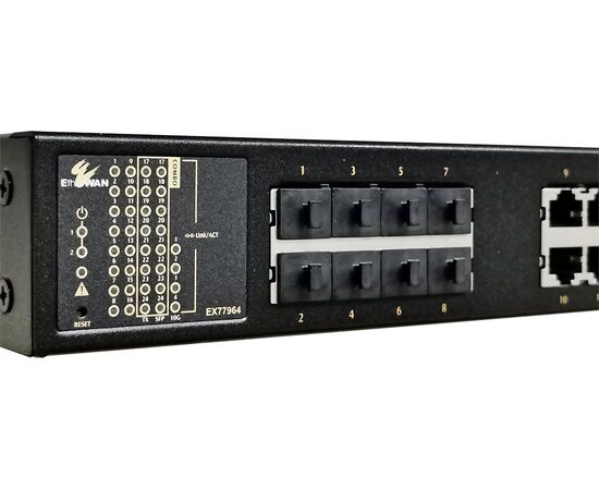 Промышленный Lite-L3 коммутатор с МЭК 61850: 16 портов Gb TX + 8 портов Gb TX/SFP + 4 порта 1/10Gb SFP+, питание 2×48 VDC, Вход: 2× 48 VDC, фото 5  – ТА