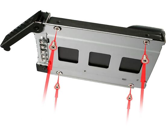 Дисковая корзина 4×2.5" SATA/SAS HDD/SSD в 1×5.25" отсек, фото 6  – ТА