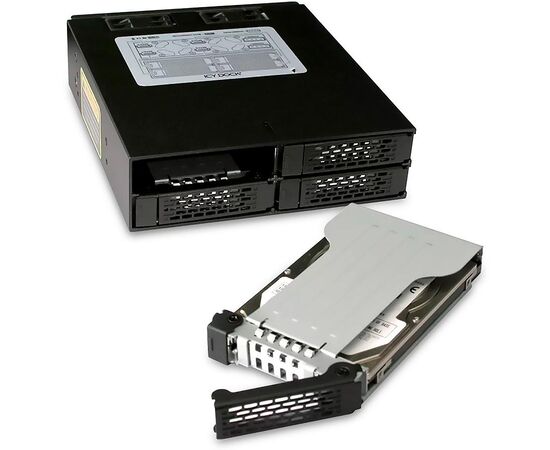 Дисковая корзина 4×2.5" SATA/SAS HDD/SSD в 1×5.25" отсек, фото 7  – ТА